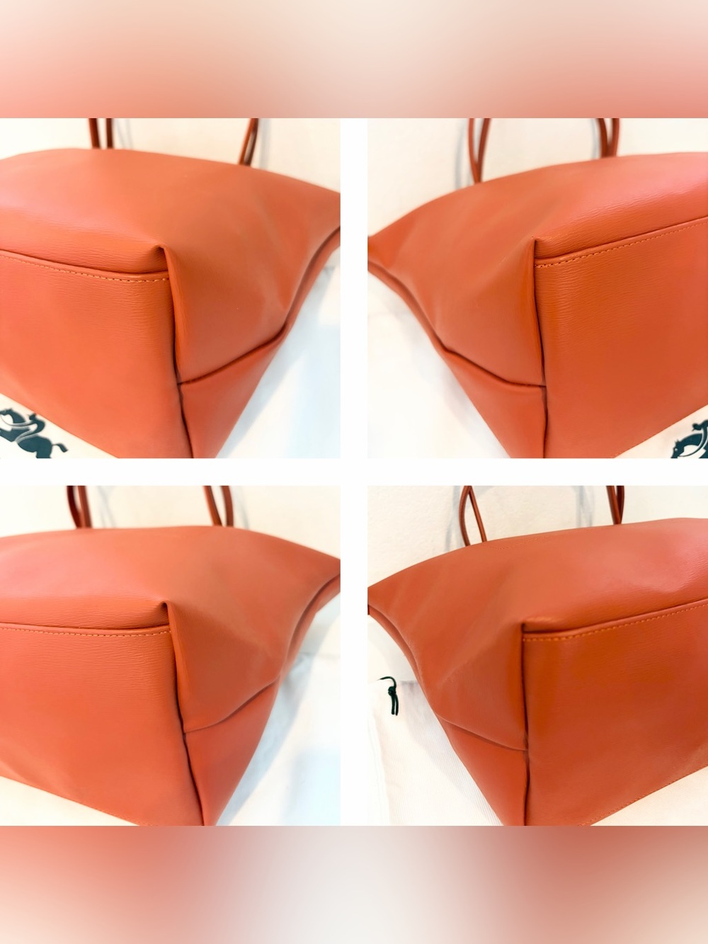 Authentic Longchamp Le Pliage City Medium Tote in Rust - Picture 5 of 15